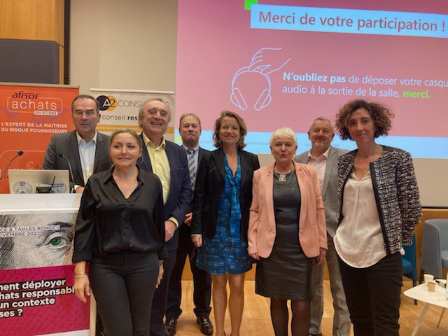 Les intervenants du deuxième baromètre ISO 20400 Achats Responsables