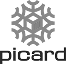 Cas client: Logo Picard N&B